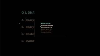 mcqs practice on DNA & Variation from how do organisms reproduce with explanation#biologymcqs