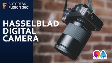 Fusion 360 (Ep 20) - hasselblad X1D 50C 4116 digital camera | speed modeling