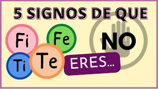 5 SIGNOS DE QUE NO ERES ExxJ o IxxP | MBTI Funciones cognitivas