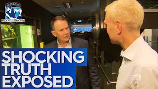 Secret behind the scenes footage exposes the truth about Sunday Footy Show tensions | Footy on Nine