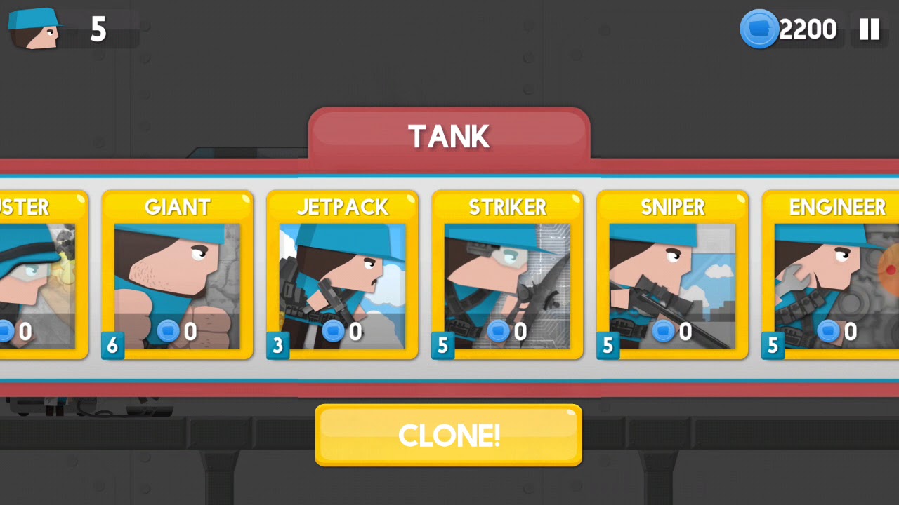 Clone armies, sandbox