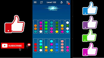 Ball Sort Puzzle Level 122 Color Sorting Games Level 122