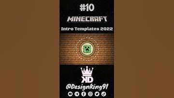Minecraft Intro Template 10 for Youtube 2022 No Text + No Copyright + Free Download #shorts