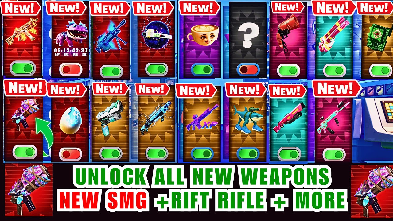 CRAZY 1V1 FFA ALL GUNS & RIDES MAP FORTNITE CREATIVE - ALL SECRETS LOCATIONS (SECRET CODE) PART 17