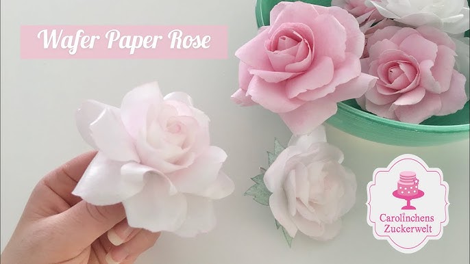 Wafer Paper Flowers Tutorial