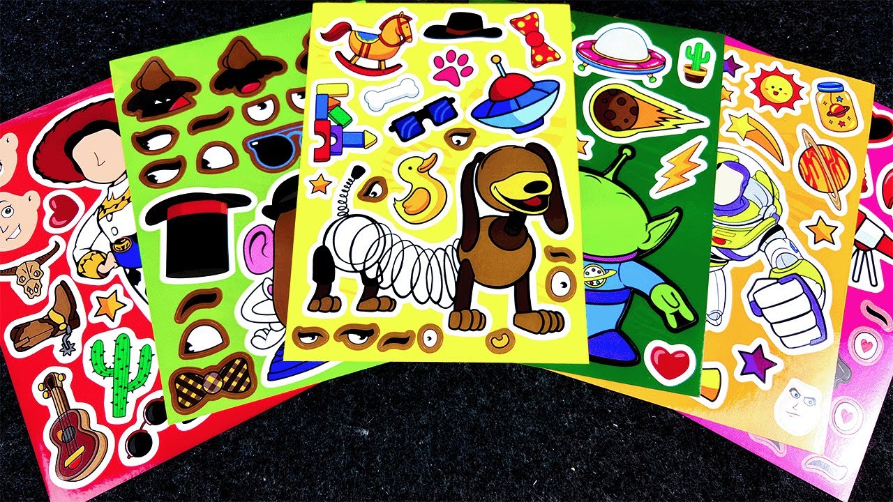 TOY STORY STICKER BOOK MAKEOVER | FUN ACTIVITIES WITH WOODY & BUZZ LIGHTYEAR!