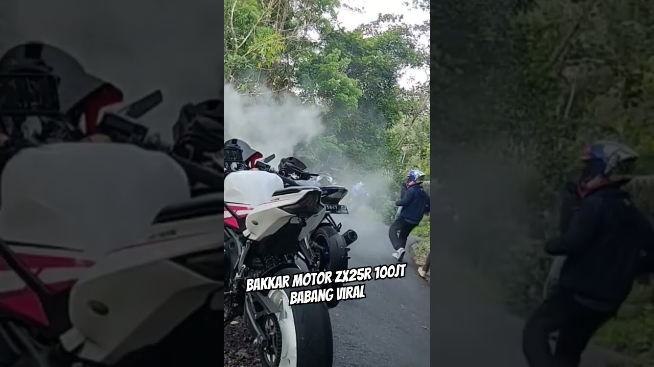 Bakkar motor Zx25r 100jt babang viral 
