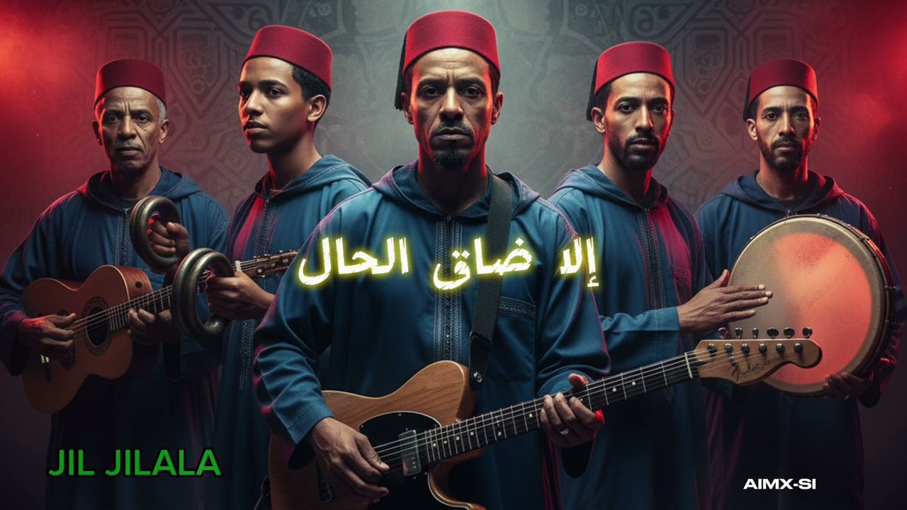 JIL JILALA « ILA DA9 EL 7AL» moroccan blues 🇲🇦🎸￼