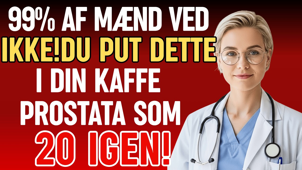 De OVERRASKENDE Prostatafordele Ved At Tilsætte DETTE Pulver Til Din Kaffe | Sundhed for Mænd 50+