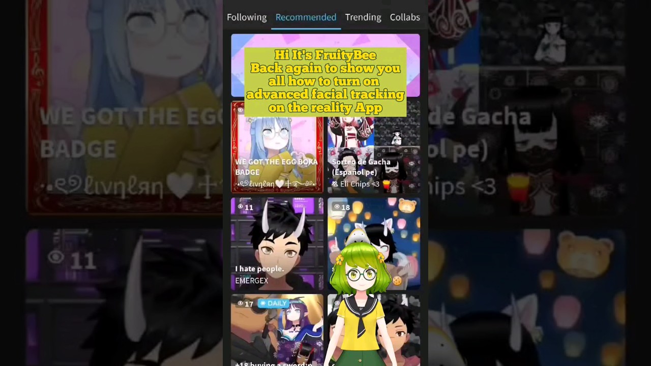 How To: Reality App Advanced Facial Tracking