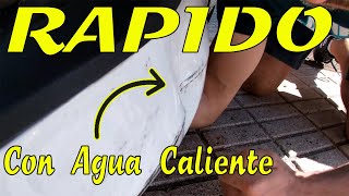 ⭐✅Como quitar abolladura coche con Agua Caliente✅⭐