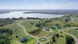 Shore of Eagle Lake Aerial Tour | New Homes in Big Lake, MN