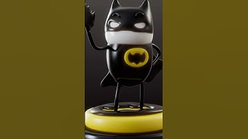 Como modelo mi versión de Batman #nomadsculpt #batman  #blender3d  #blender