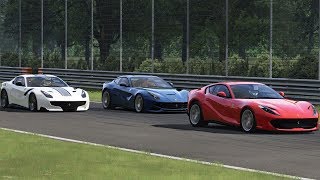 2 laps around monza with the ferrari f12 tdf, 812 superfast and
berlinetta. tdf by markos kass:
http://www.mediafire.com/file/pk8d4a62vx1bsd3...