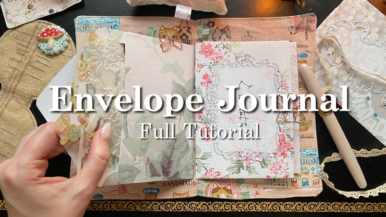 Урок по созданию милого органайзера для дневника 🎀 Дневник в конверте своими руками | Идеи для дн...