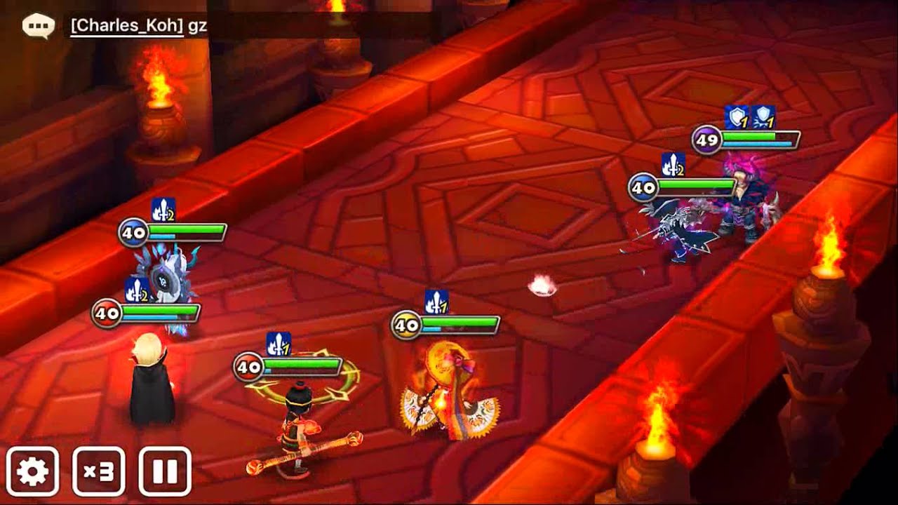 Summoners War Thailand Fan game: Auto fire barbaric king (HOH) B3 by OuixZ