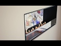 Decoflame Montreal - built-in bio fireplace, open front and back