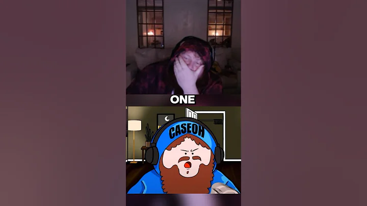 Caseoh reacts to his anime 😭💀 #caseoh #gaming #shorts #funnyclips #twitch
