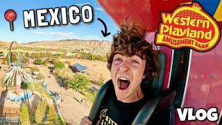 Riding Roller Coasters on the US-Mexico Border?! Western Playland - Sunland Park, NM | VLOG [2026]