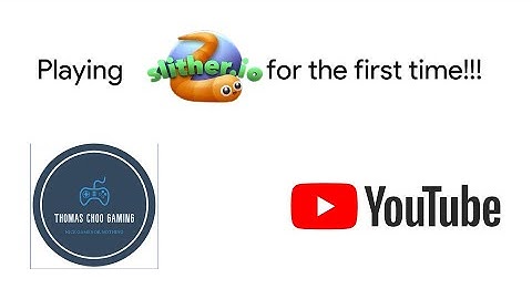 Playing Slither.io for the first time! | 4K | Thomas Choo Gaming