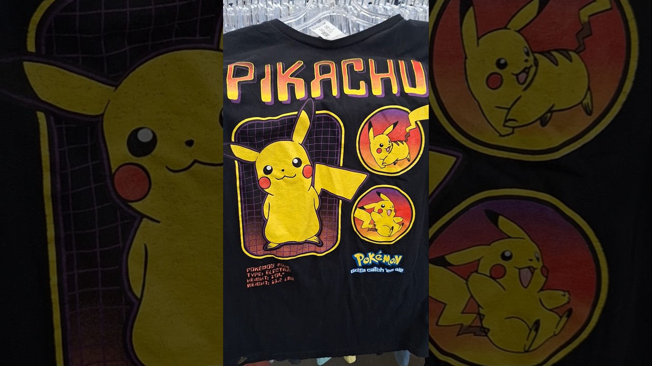 Pokémon Pikachu Shirt collectible item 