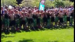 White Ribbon Rolling Haka 2015
