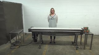 Adjustable Length Flex Link Conveyor