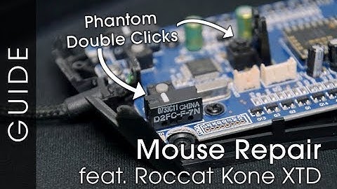 Repairing my Gaming Mouse - Phantom Double Clicks