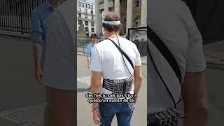 Opticien, malvoyant et malentendant test la ceinture artha