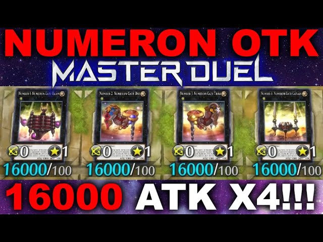NUMERON OTK 16000 x4 ATK! EASIEST deck in Master Duel & F2P beginner  friendly! Yu-Gi-Oh! Master Duel
