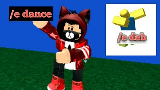 Roblox All Emotes Commands