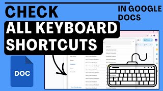 How To Check All Keyboard Shortcuts Of Google Docs