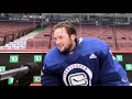 Thatcher Demko Answers Canucks Fan Phone Call From the Penalty Box