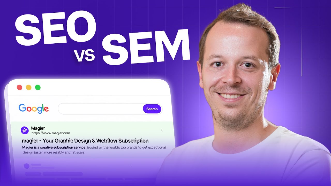 SEO vs. SEM - Easy Explanation 