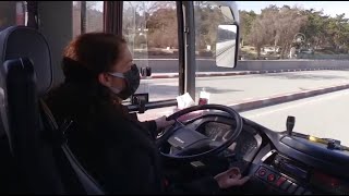 Kadın Servis Şoförü Örnek Oldu