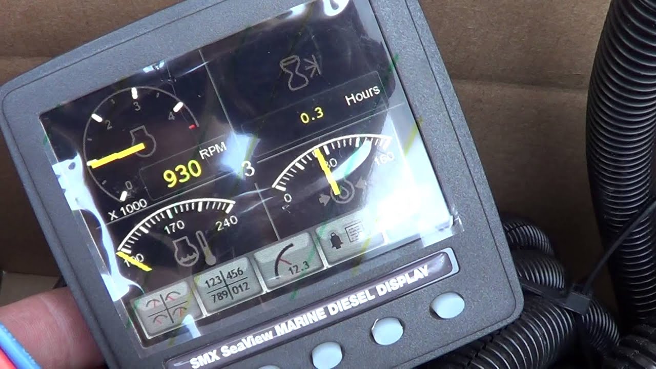 Cummins Marine Keel Cooled QSC 8.3 500HP - Engine #1 Test for Tom A.