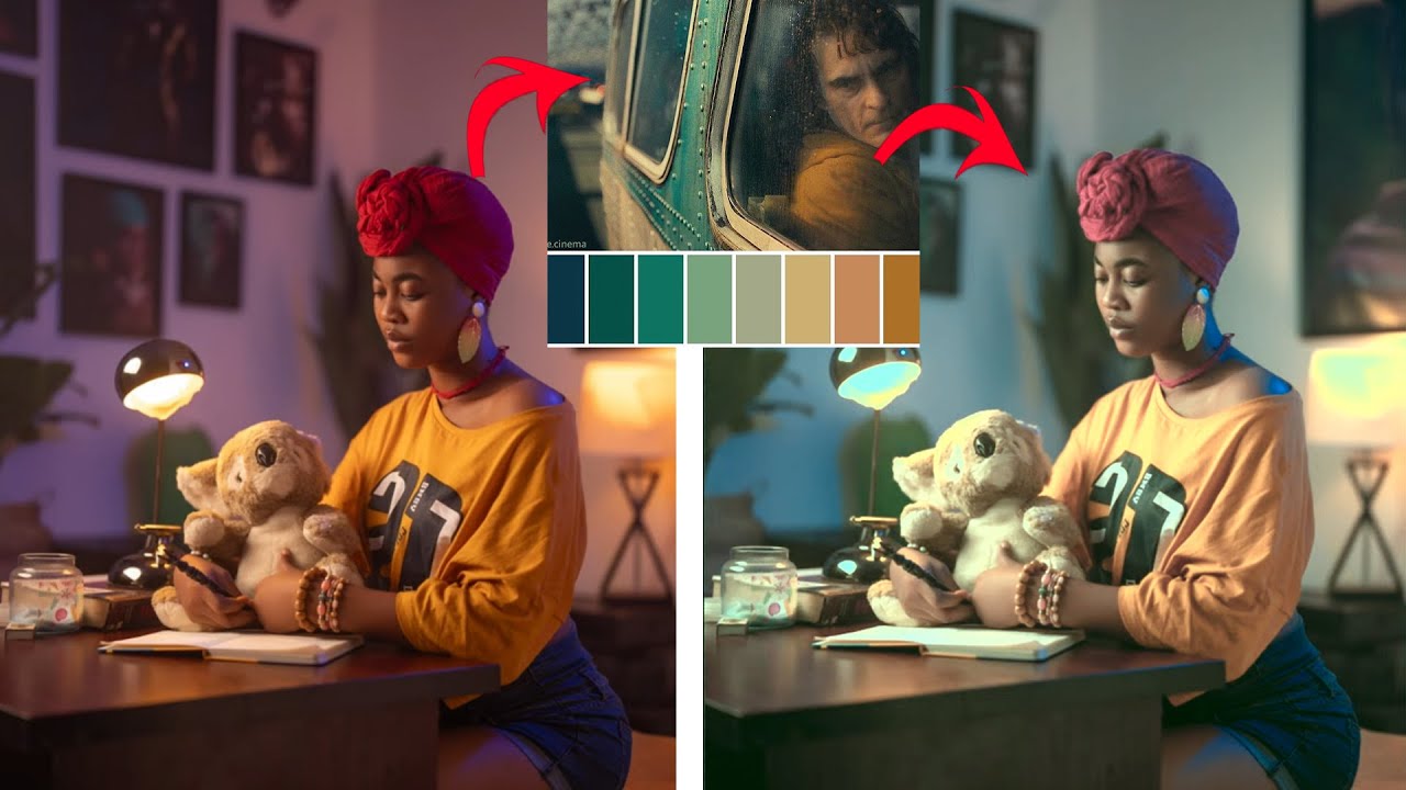 How to Copy and Paste Cinematic color movie from any photo using ...