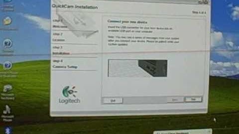 Installing the Logitech Orbit webcam
