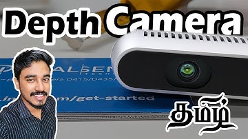 📦 Intel RealSense D435i 📸 - Unboxing & Live Demo | Depth Camera Explained in Tamil | தமிழ்
