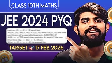 JEE Mains PYQ | Coordinate Geometry | Ch 7 Maths Class 10 | Competency Based Question |CBSE 2026