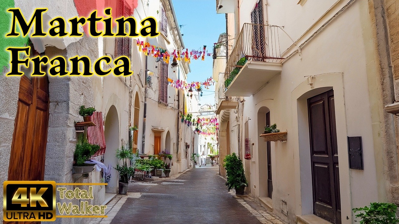 Martina Franca, Puglia, Italy - 4K UHD Immersive Journey & Authentic Vibe