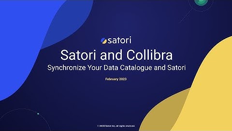 Satori Collibra Integration