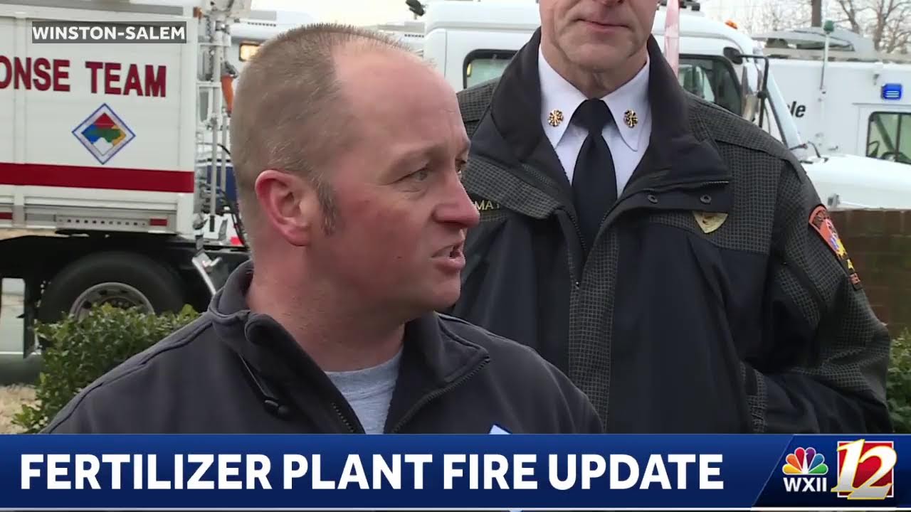 Winston-Salem North Carolina Fertilizer Plant Fire