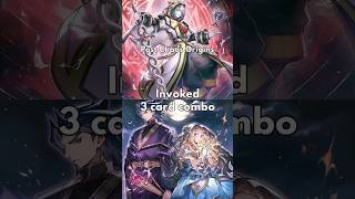 Invoked 3 card combo post Chaos Origins (CORI) TCG 2026 Yugioh