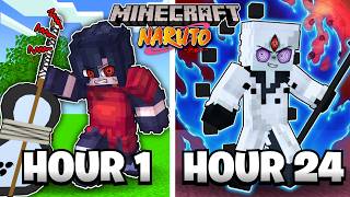 I Survived 24 Hours as MADARA in Naruto Minecraft screenshot 5