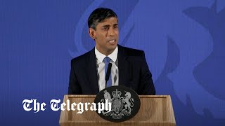 video: Rishi Sunak’s chatbot-style speech was like painting by numbers, but with words