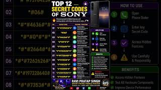 Top 4 Smartphone Secret Codes ⚒️📲✅Samsung • iPhone • Sony • Google Pixel 🔥