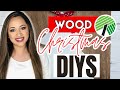 DOLLAR TREE  Large WOOD CHRISTMAS DIYS