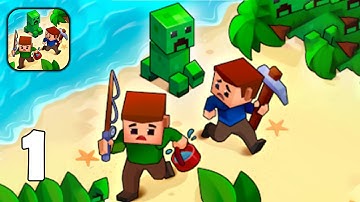 How to Survive on a Huge Island in Isle Builder: Click to Survive Game!