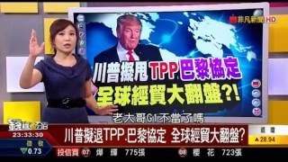 20161114 錢線百分百part5 - 川普擬甩TPP巴黎協定 全球經貿大翻盤 三橋氏と堤氏がなかなか本当のことを語られないTPPについて解説。 関連動画 【大和ネクスト銀行】